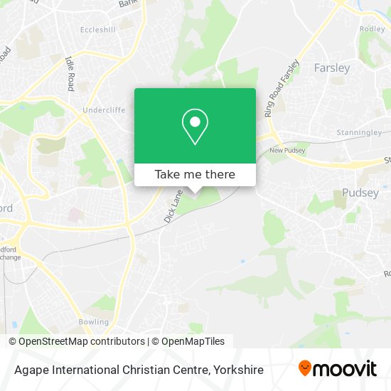 Agape International Christian Centre map