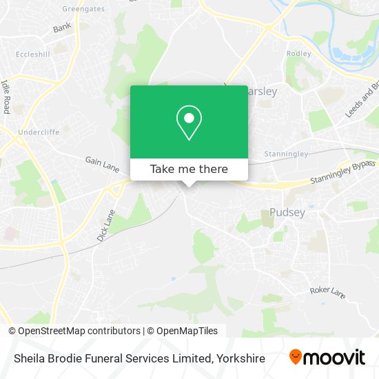 Sheila Brodie Funeral Services Limited map