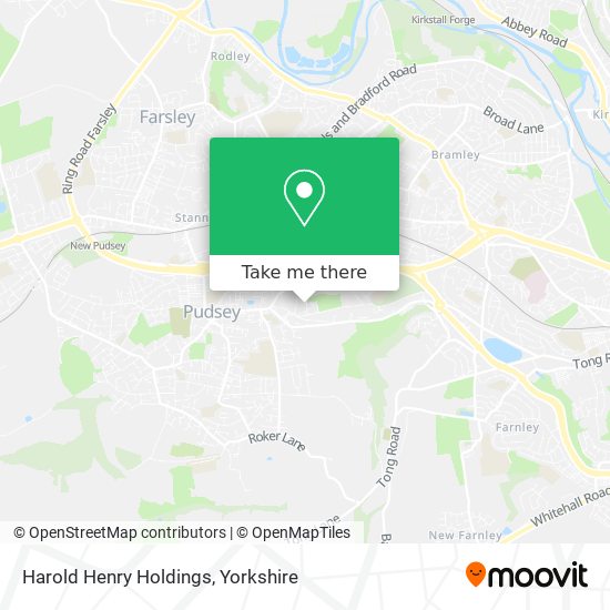 Harold Henry Holdings map