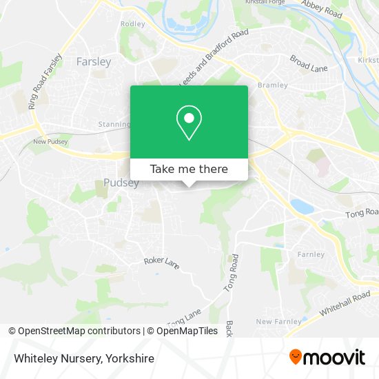 Whiteley Nursery map