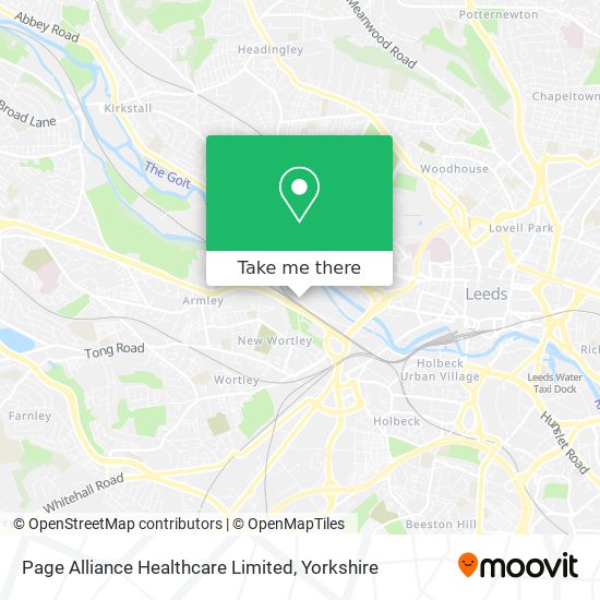 Page Alliance Healthcare Limited map