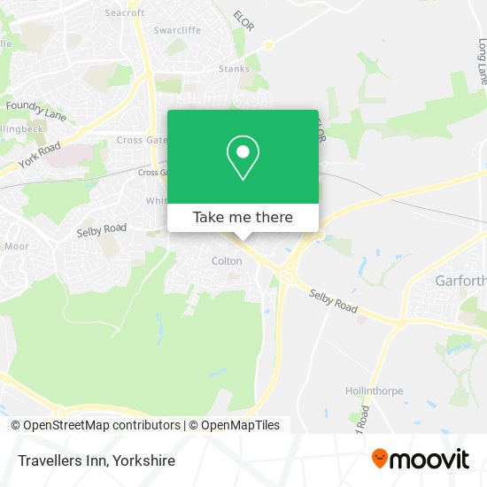 Travellers Inn map