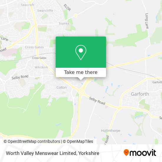 Worth Valley Menswear Limited map