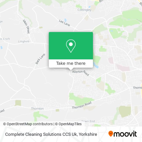 Complete Cleaning Solutions CCS Uk map