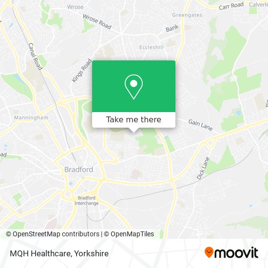 MQH Healthcare map