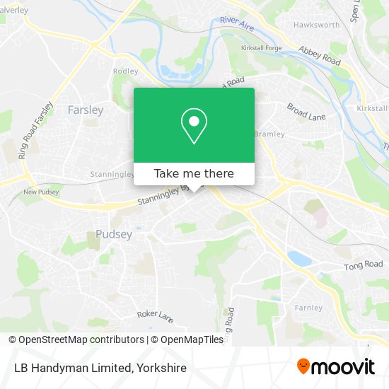 LB Handyman Limited map