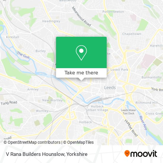 V Rana Builders Hounslow map
