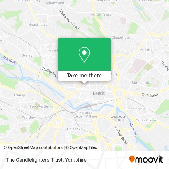 The Candlelighters Trust map