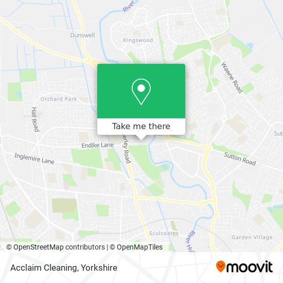 Acclaim Cleaning map