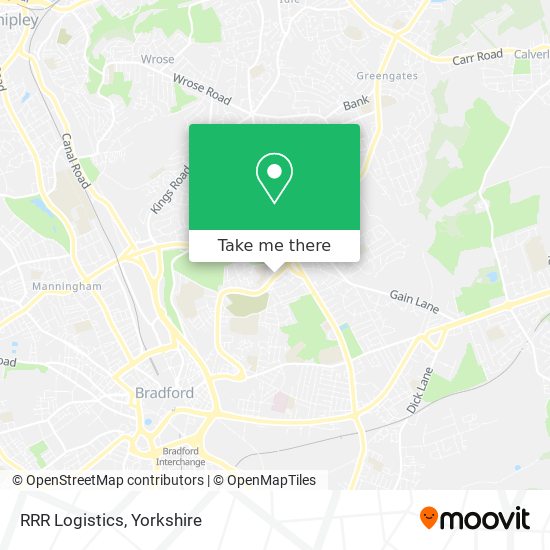 RRR Logistics map