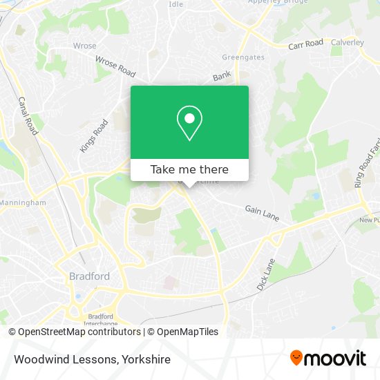Woodwind Lessons map