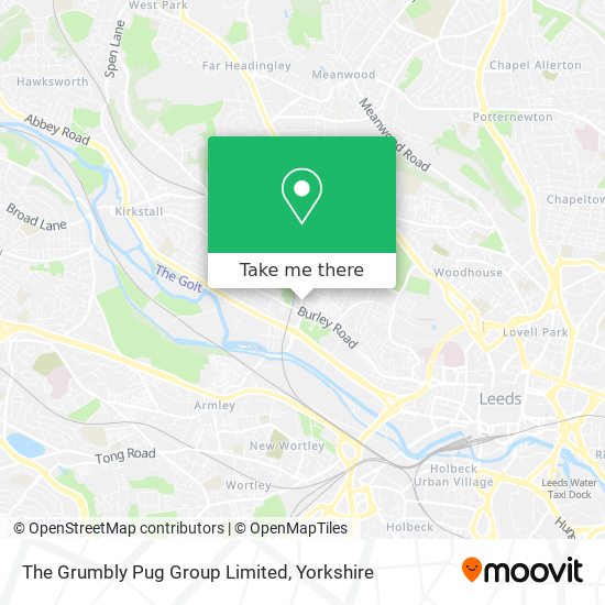 The Grumbly Pug Group Limited map