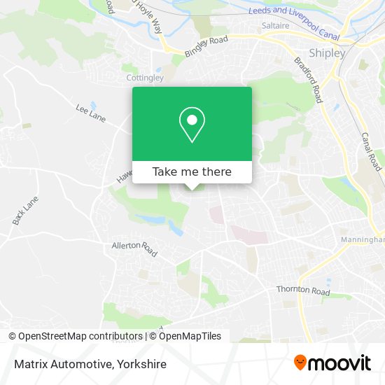 Matrix Automotive map