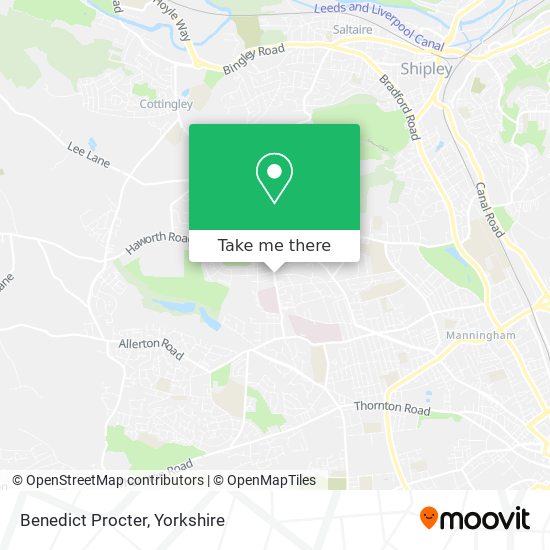 Benedict Procter map