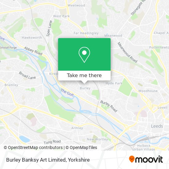 Burley Banksy Art Limited map