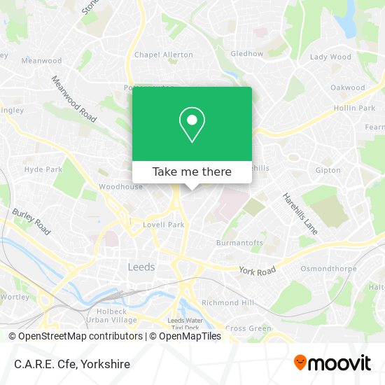 C.A.R.E. Cfe map