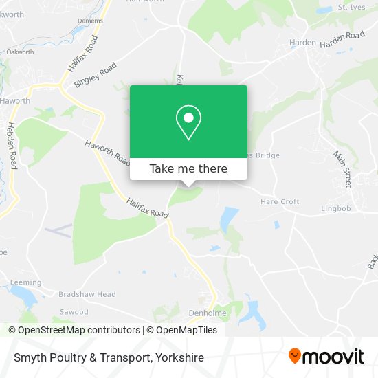 Smyth Poultry & Transport map