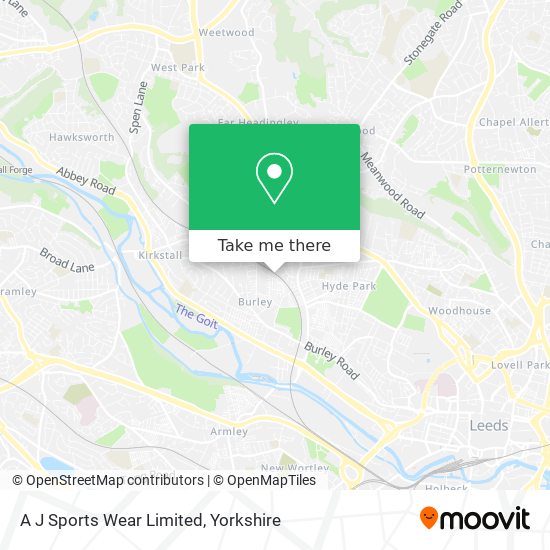 A J Sports Wear Limited map