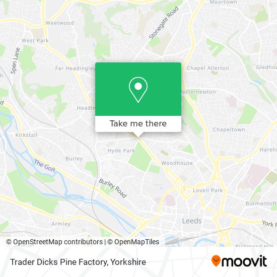 Trader Dicks Pine Factory map