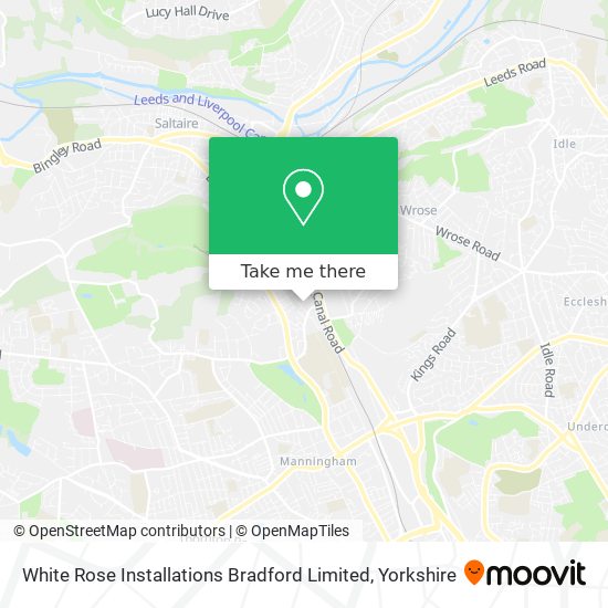 White Rose Installations Bradford Limited map