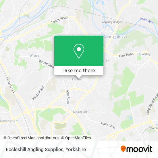 Eccleshill Angling Supplies map
