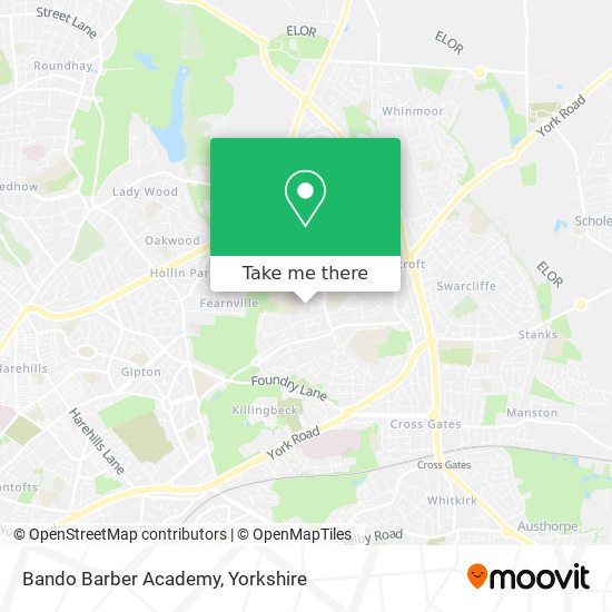 Bando Barber Academy map