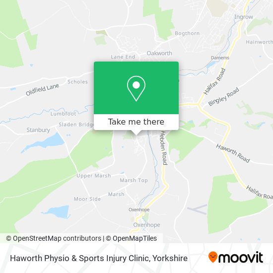 Haworth Physio & Sports Injury Clinic map