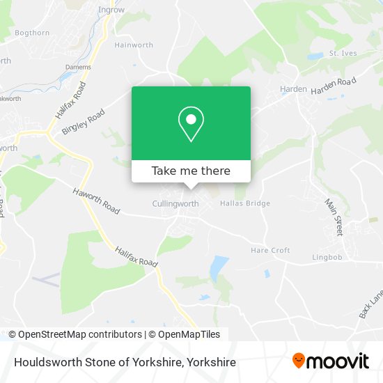 Houldsworth Stone of Yorkshire map