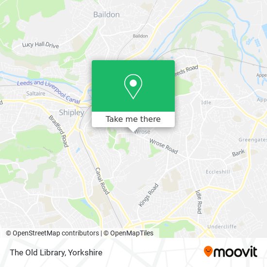 The Old Library map