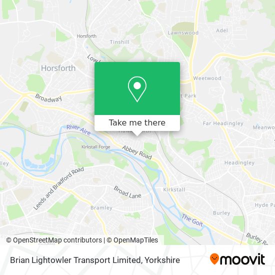 Brian Lightowler Transport Limited map