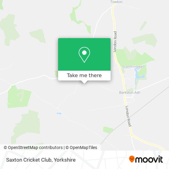 Saxton Cricket Club map