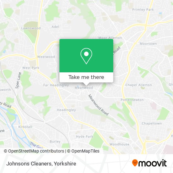 Johnsons Cleaners map