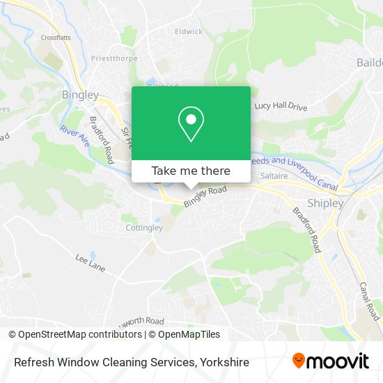 Refresh Window Cleaning Services map