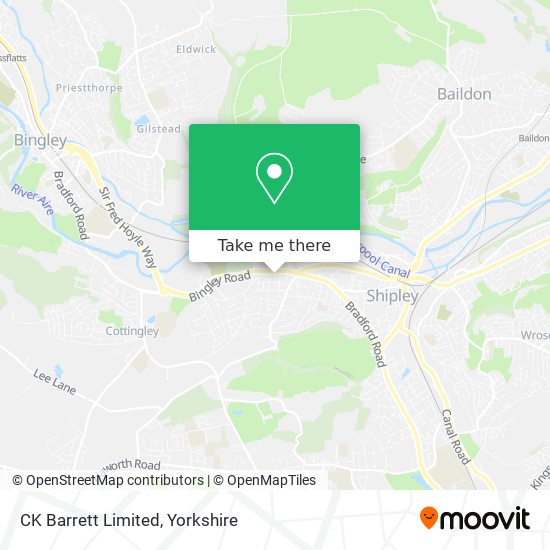 CK Barrett Limited map