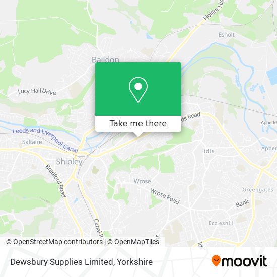 Dewsbury Supplies Limited map