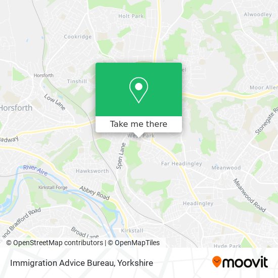 Immigration Advice Bureau map