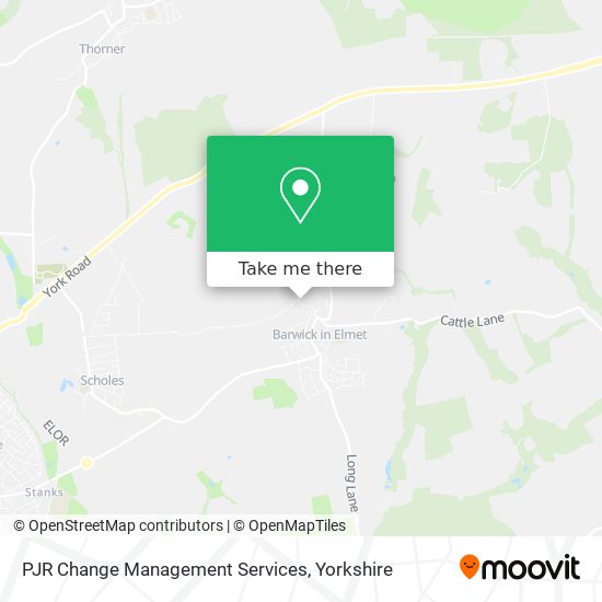 PJR Change Management Services map