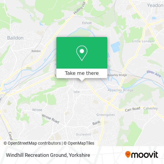 Windhill Recreation Ground map