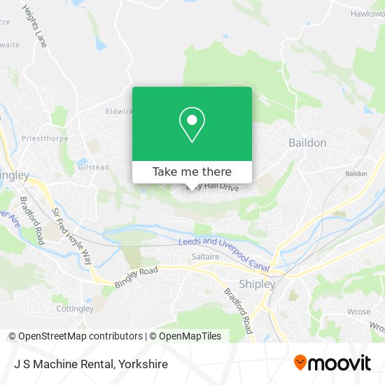 J S Machine Rental map