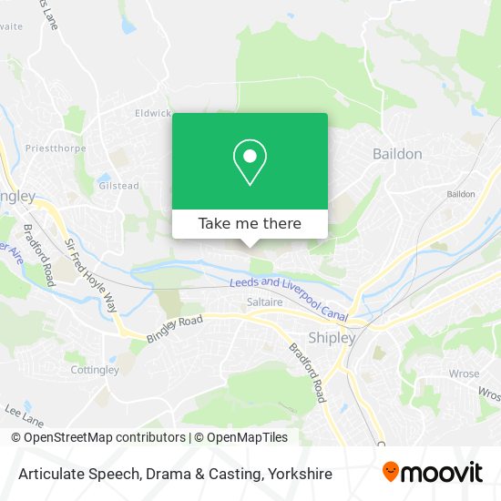 Articulate Speech, Drama & Casting map
