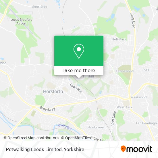 Petwalking Leeds Limited map