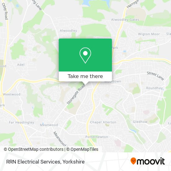 RRN Electrical Services map
