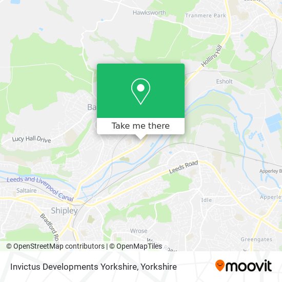 Invictus Developments Yorkshire map