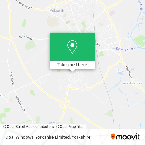 Opal Windows Yorkshire Limited map