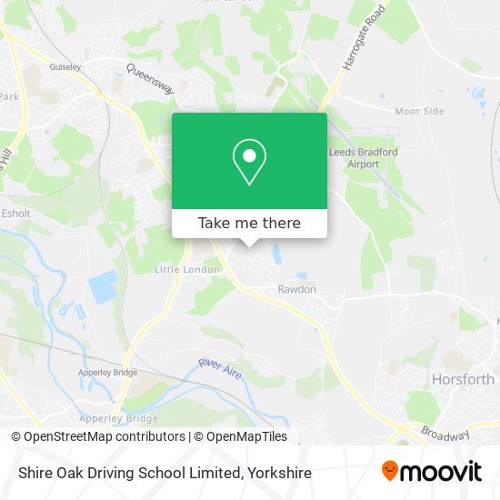 Shire Oak Driving School Limited map