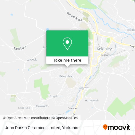 John Durkin Ceramics Limited map