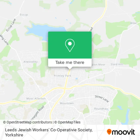 Leeds Jewish Workers' Co-Operativie Society map