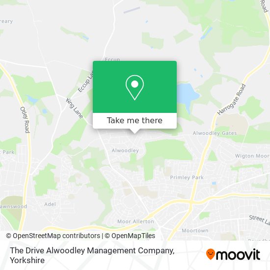 The Drive Alwoodley Management Company map