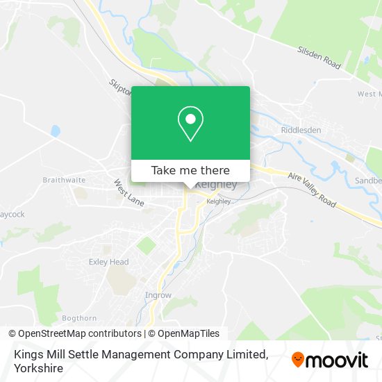 Kings Mill Settle Management Company Limited map