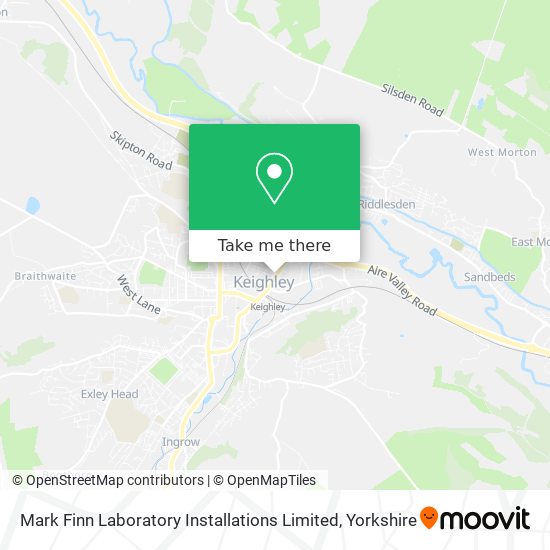 Mark Finn Laboratory Installations Limited map